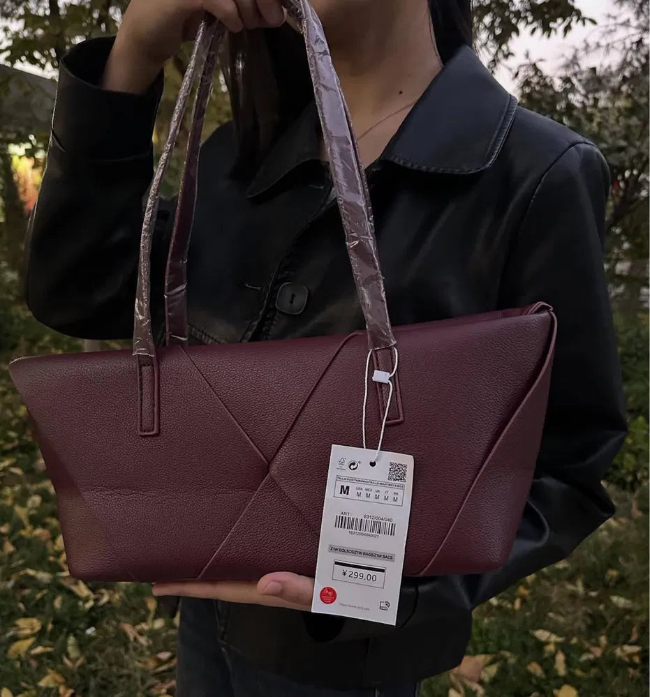Zara Geometric Tote Bag