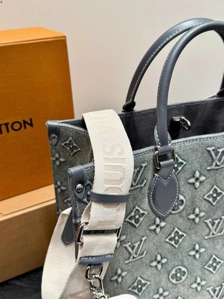 Louis Vuitton OnTheGo PM – Monogram Denim with Coin Pouch