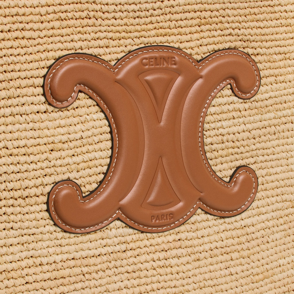 Celine Made In Tote in Raffia