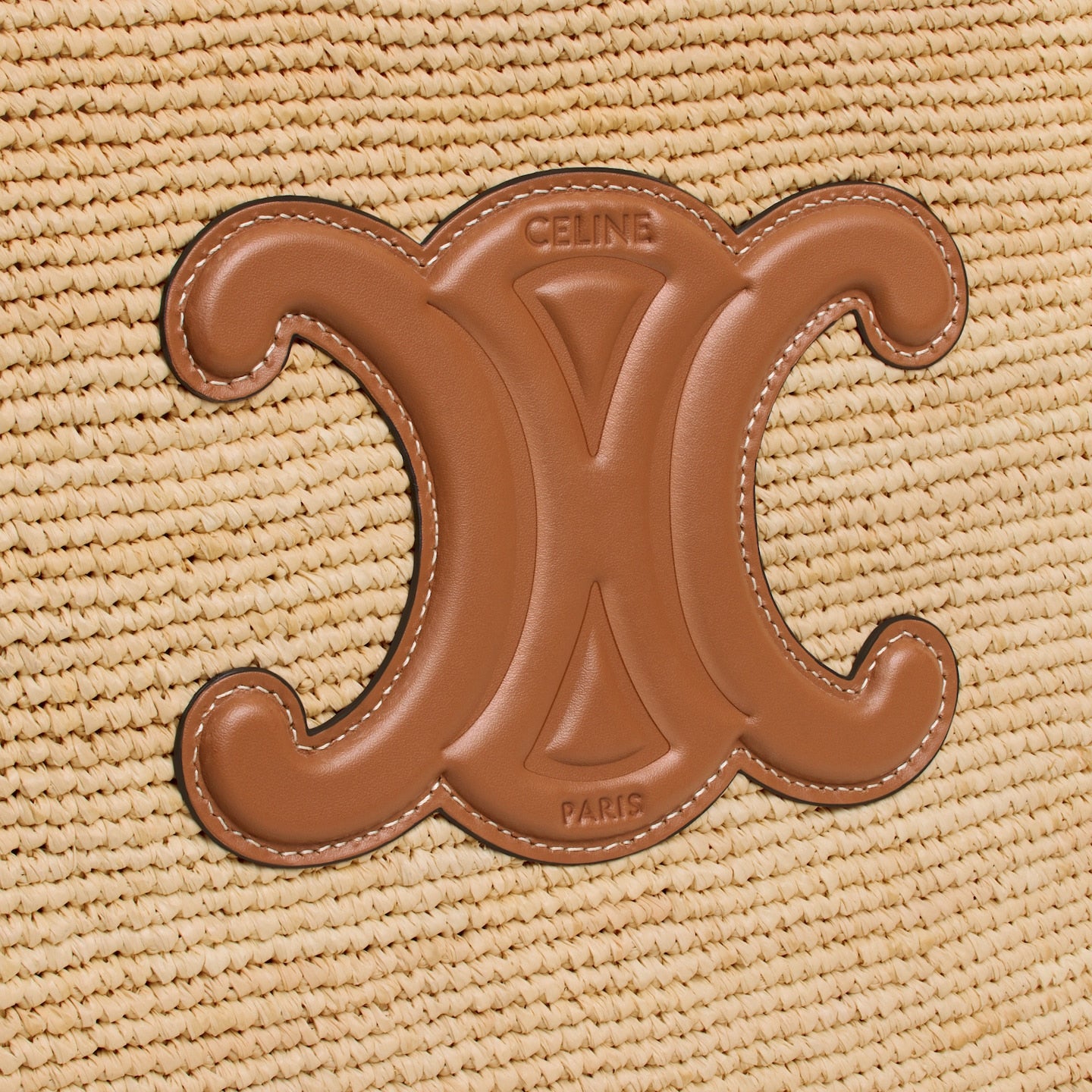 Celine Made In Tote in Raffia