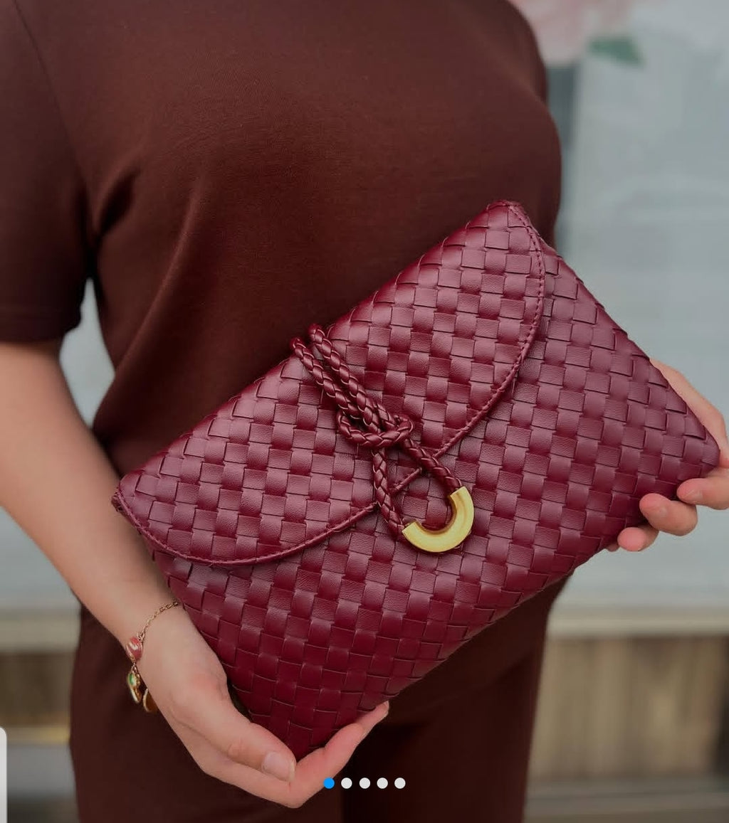 Bottega Veneta Intrecciato Knot Crossbody