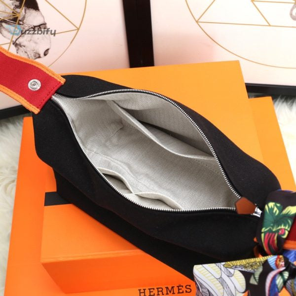 Hermès Canvas Pouch