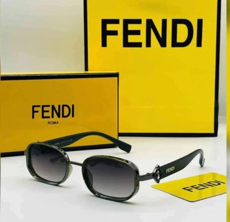 Fendi First O'Lock Rectangular Sunglasses