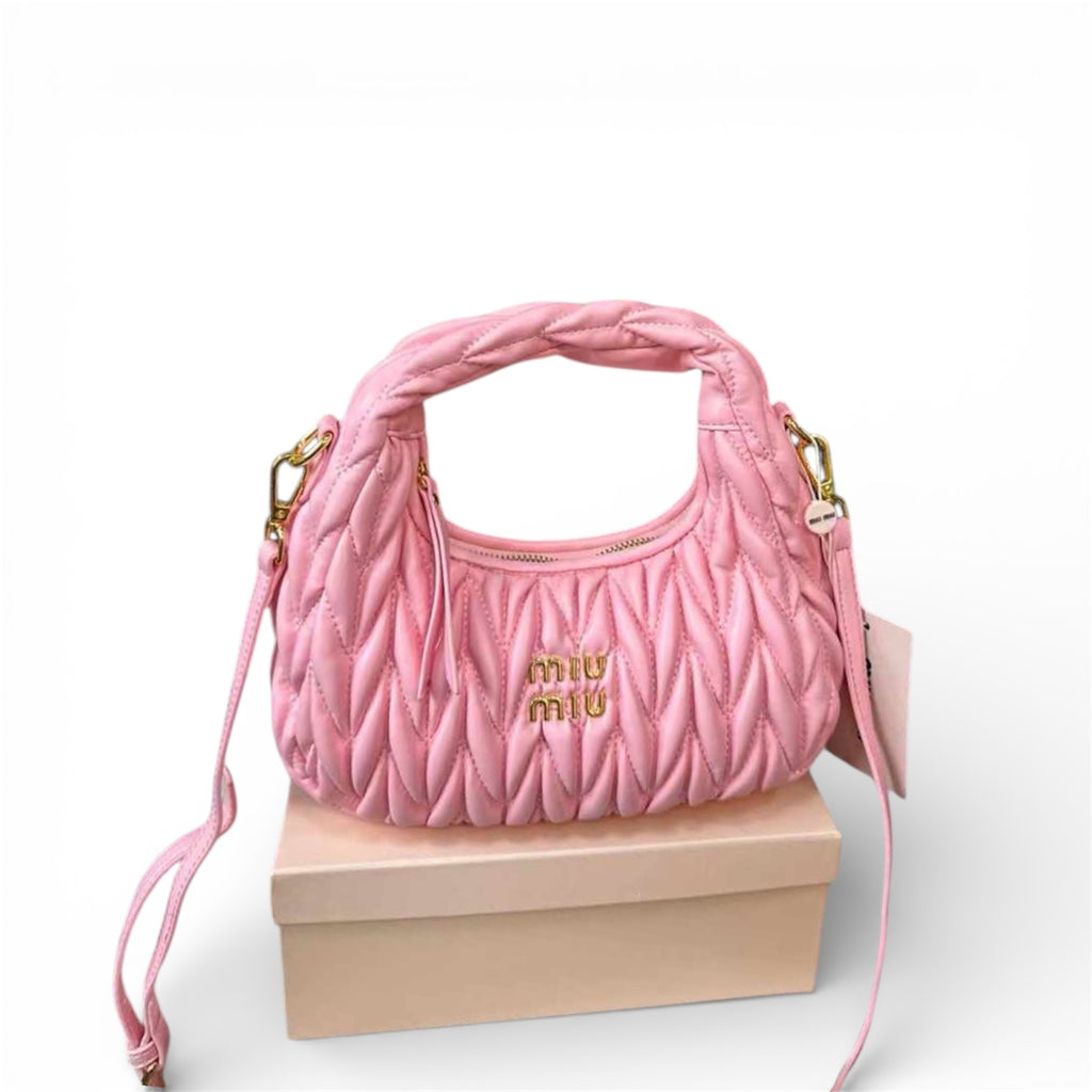 Miu Miu Matelassé Hobo Bag