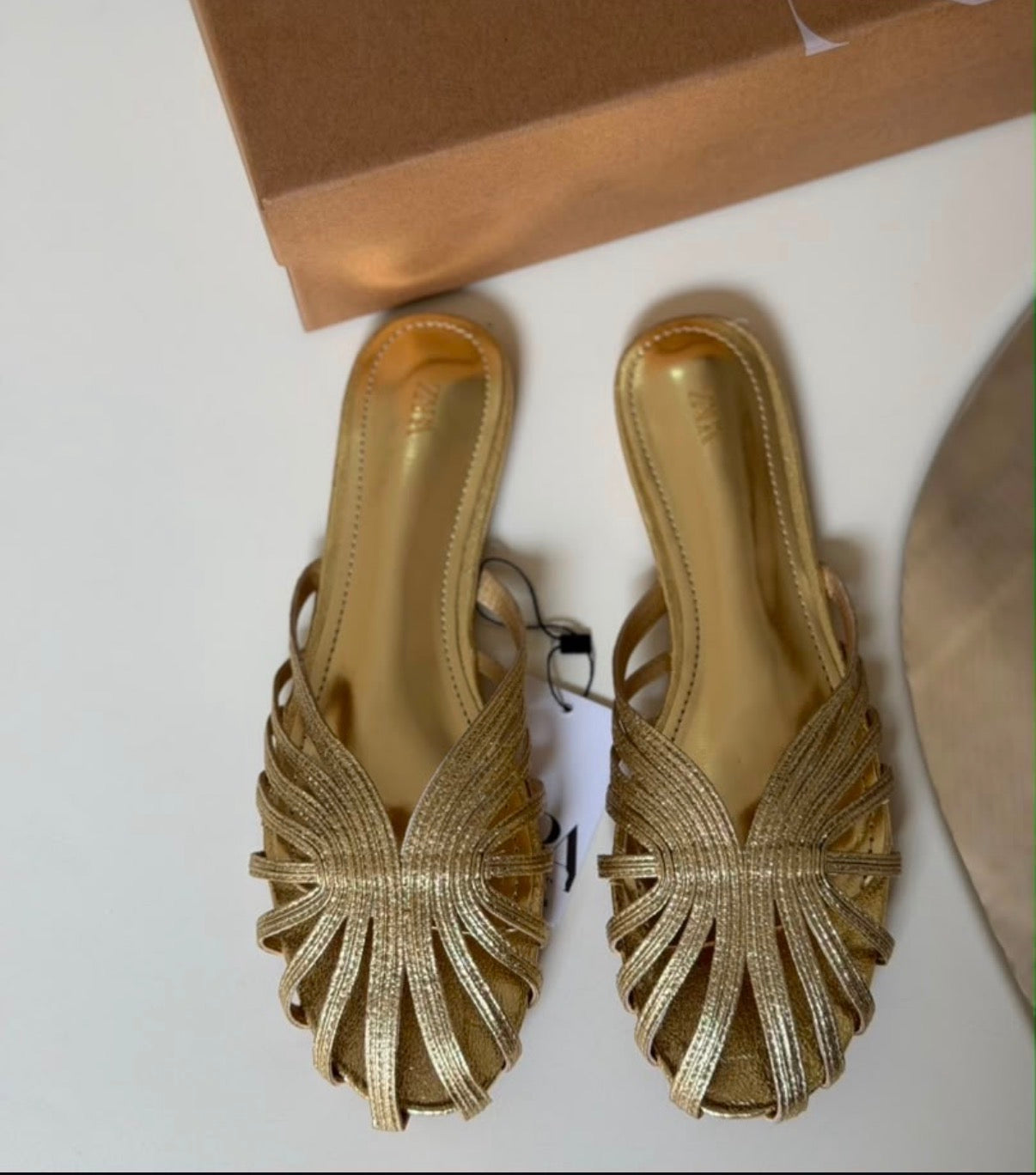 Zara Knotted Mule Slippers