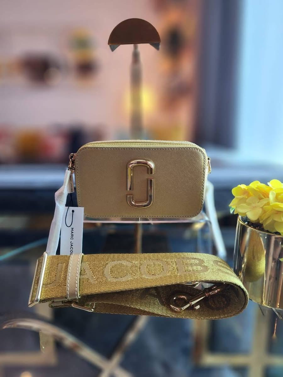 Marc Jacobs Snapshot Camera Bag – Metallic Gold