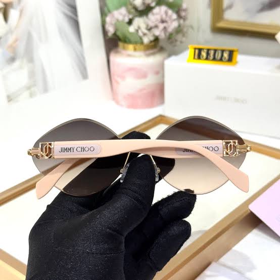 Jimmy Choo JC Logo Rimless Sunglasses