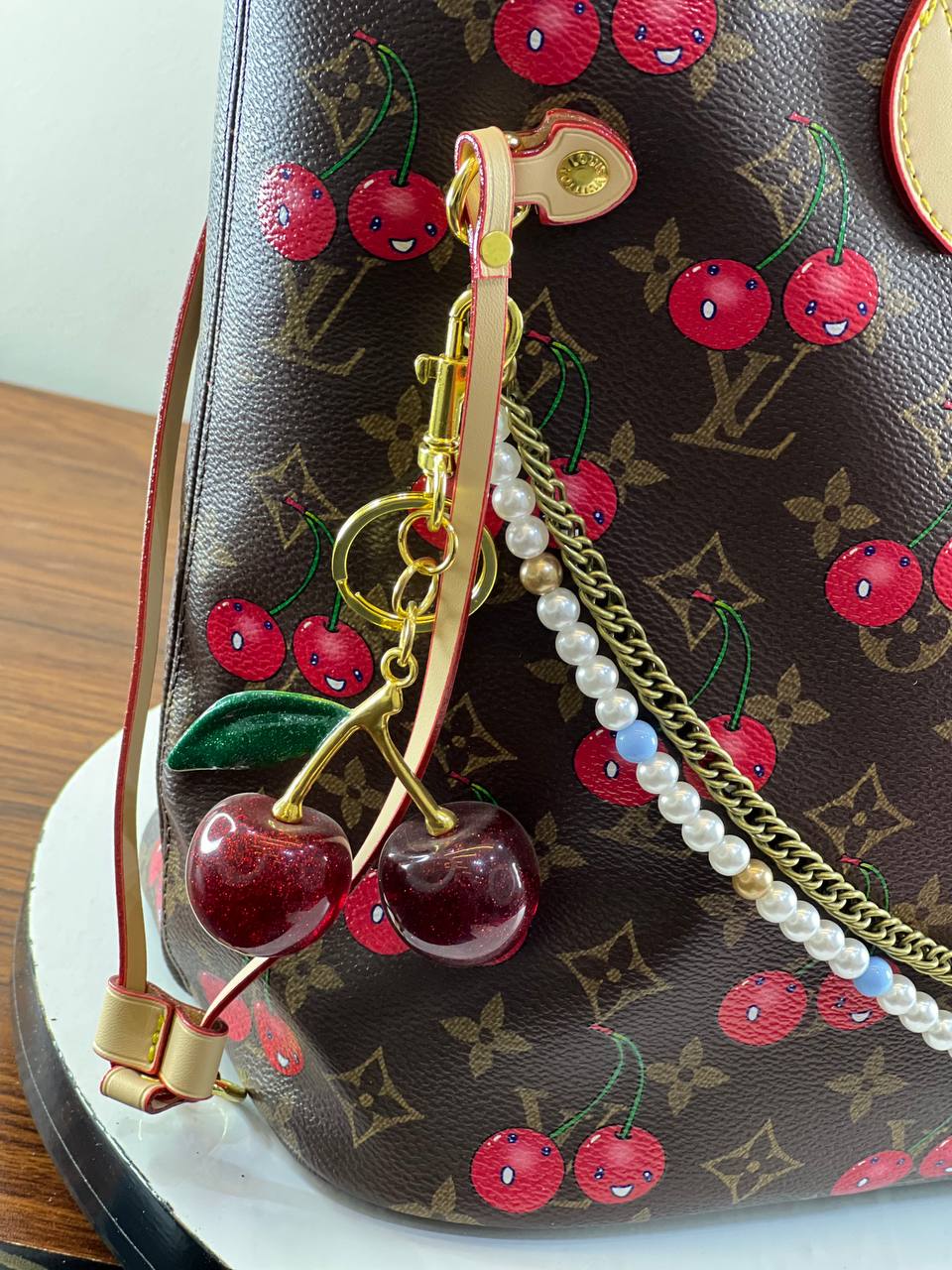 Louis Vuitton Cherry Tote Bag