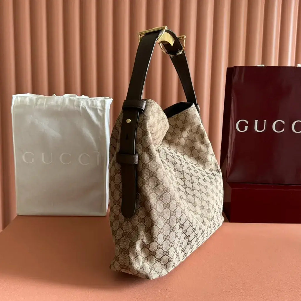 Gucci GG Canvas Hobo Bag