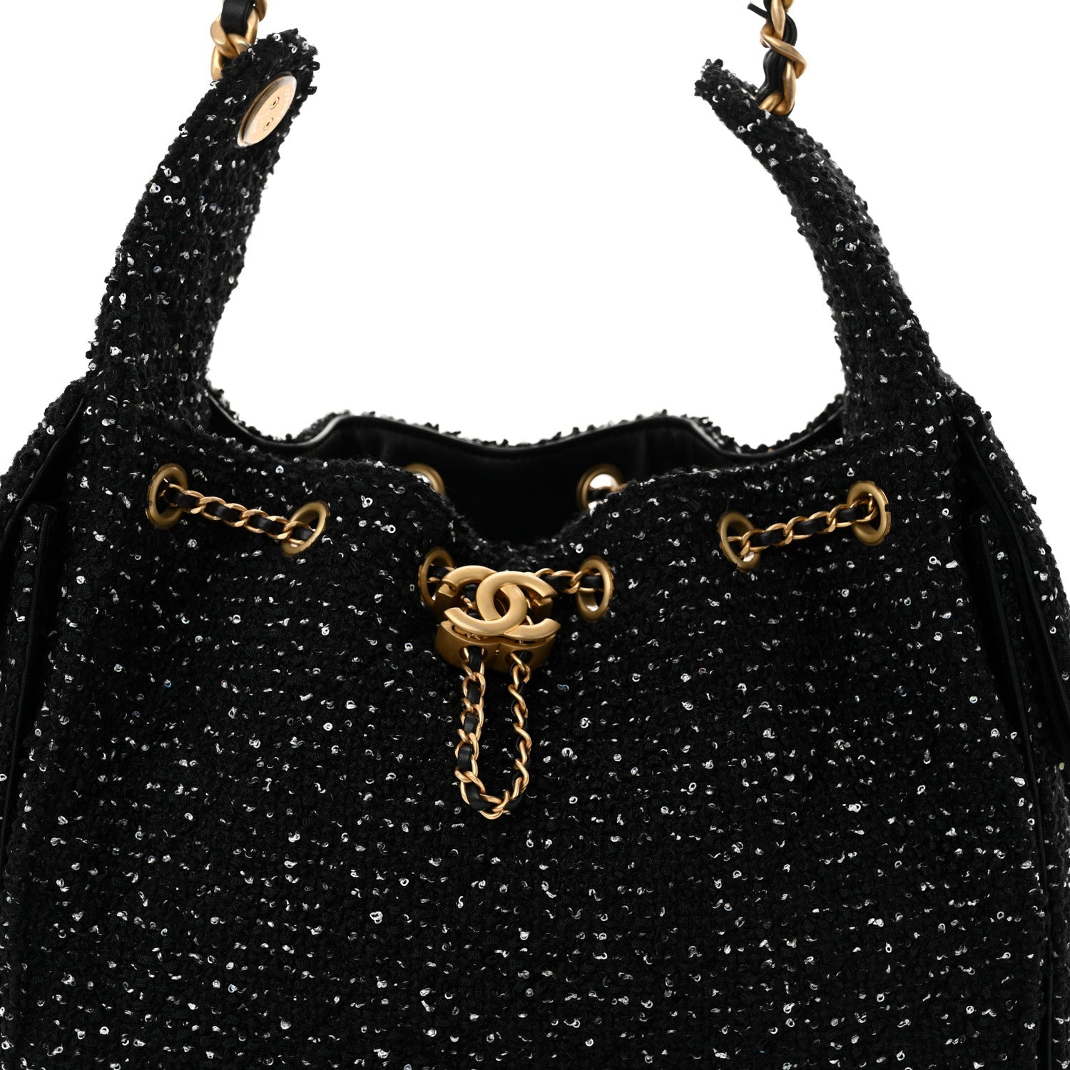 CHANEL 25 Tweed Hobo Bag