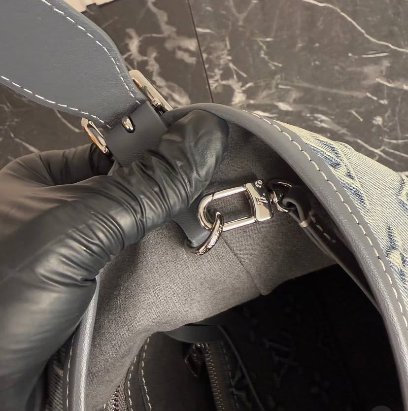Louis Vuitton Denim Shoulder Bag Set
