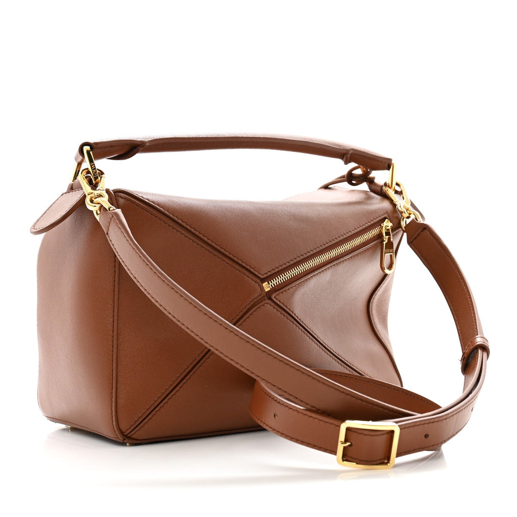 LOEWE Leather Featherlight Puzzle Top-Handle Bag