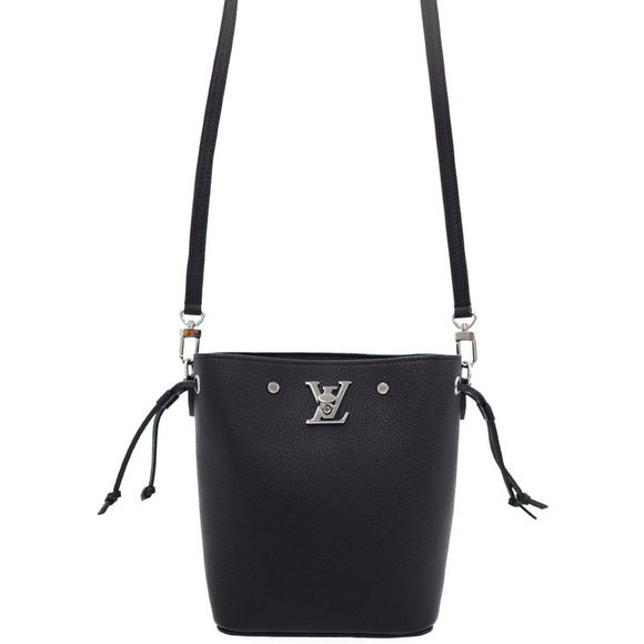 Louis Vuitton Calfskin Nano Lockme Bucket Bag