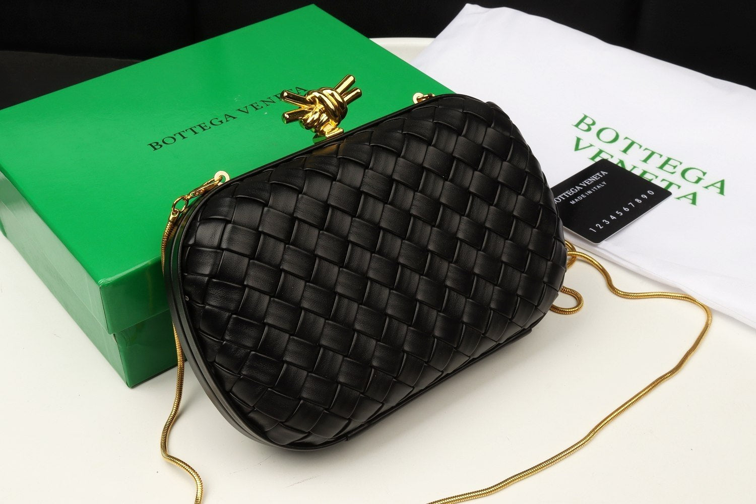 Bottega Veneta Knot Clutch Bag