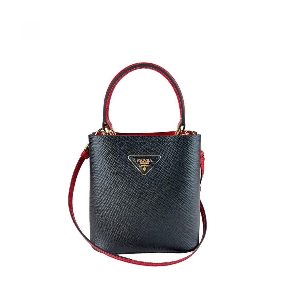 Prada Panier Small Saffiano Leather Bag