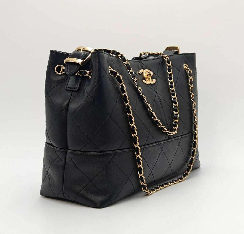 Chanel Calfskin Stitched Large Shopping Bag