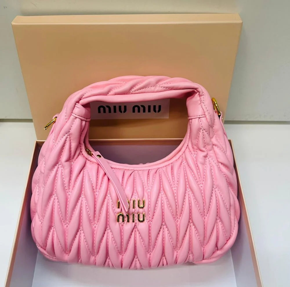 Miu Miu Matelassé Hobo Bag