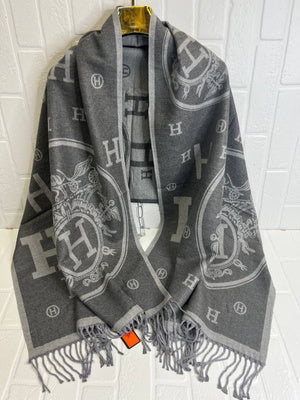 Hermès – Classic Double-Face Wool Shawl