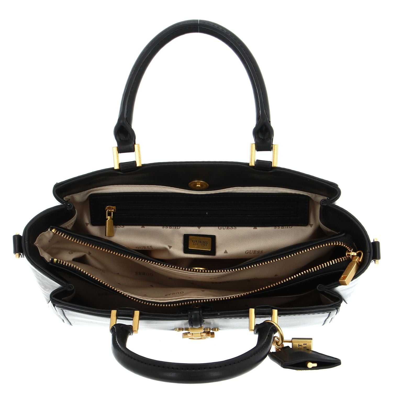 Guess G Charm Satchel Bag