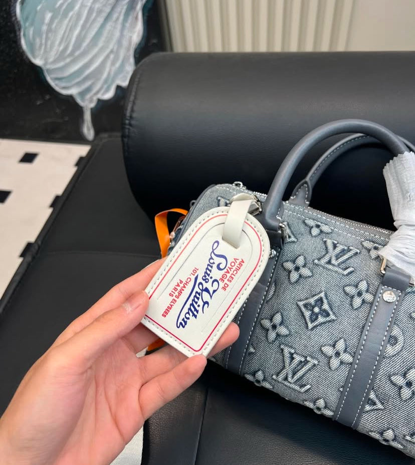 Louis Vuitton Speedy Bandoulière Denim 25