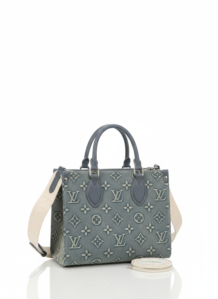 Louis Vuitton OnTheGo PM – Monogram Denim with Coin Pouch