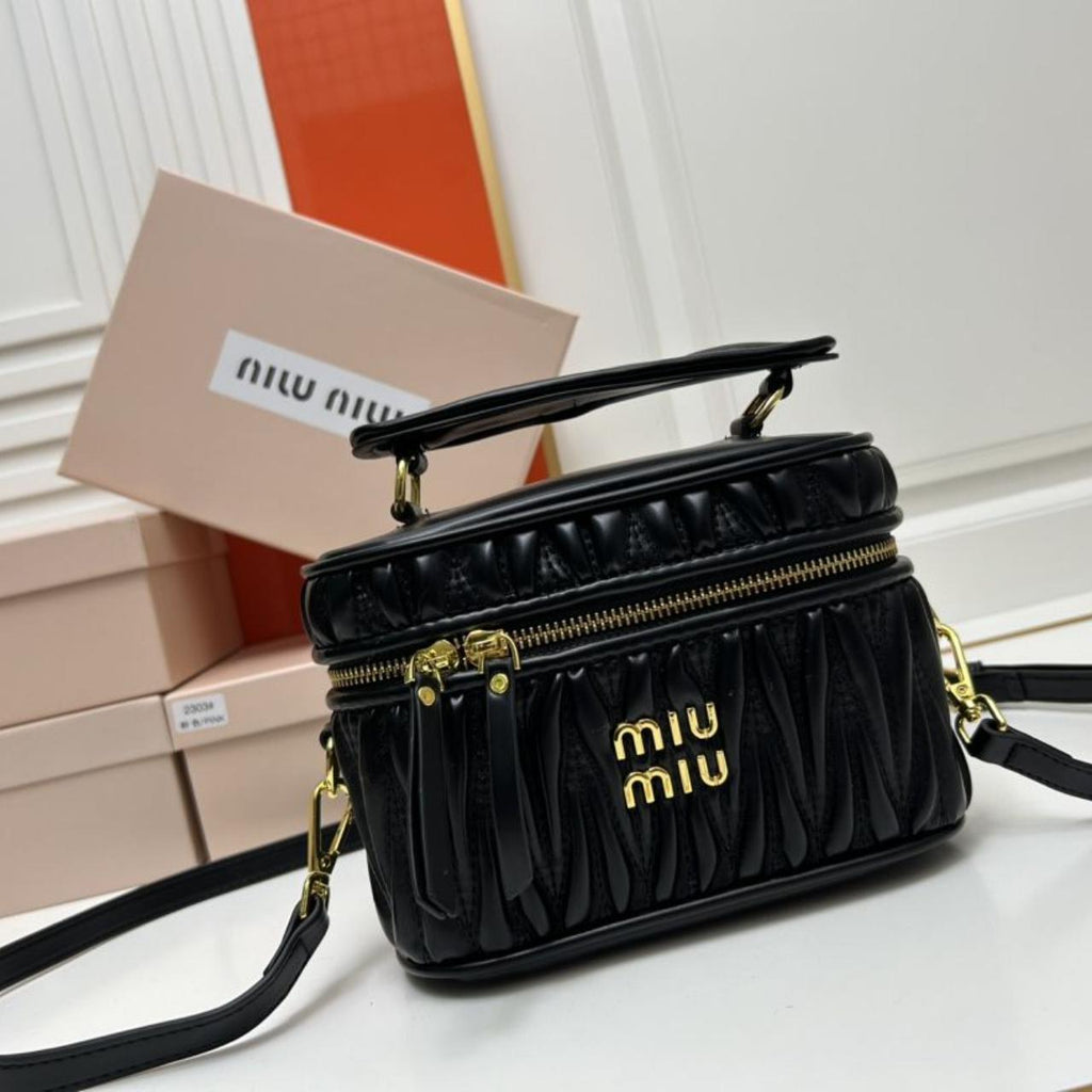 Miu Miu Matelassé Vanity Bag