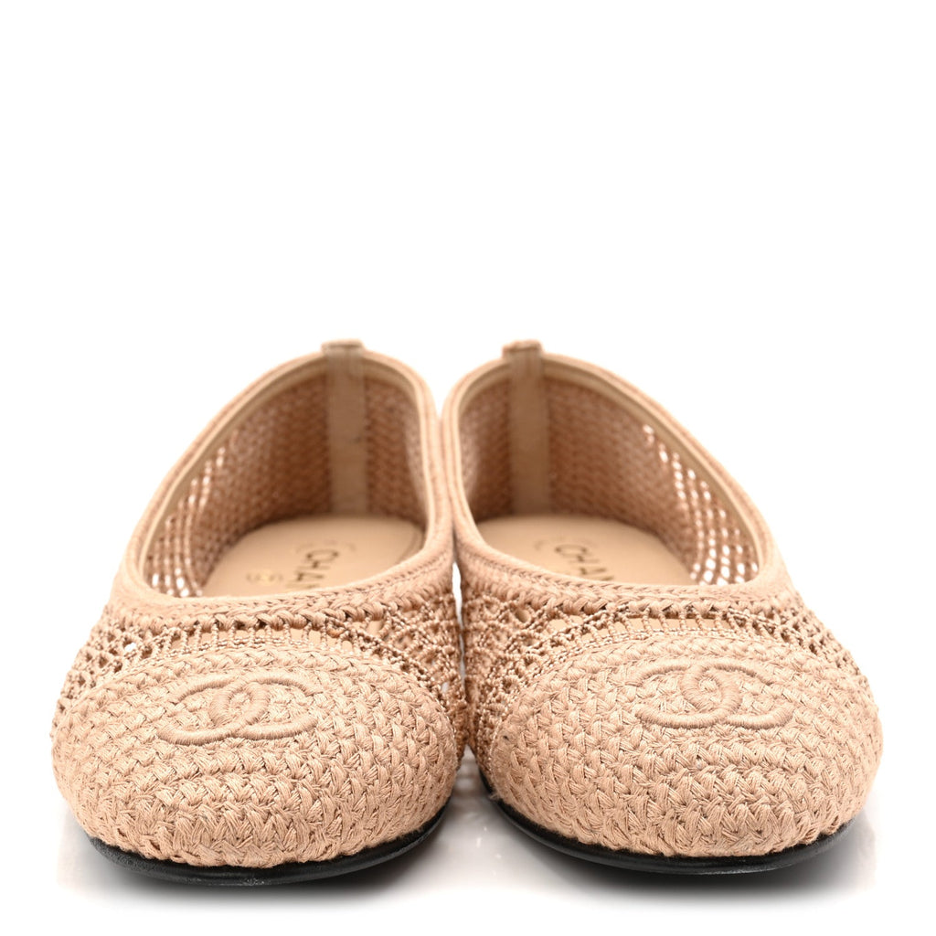 Chanel Crochet Ballet Flats