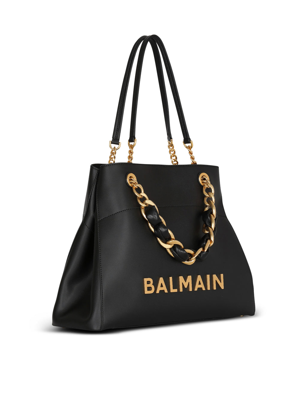 Balmain 1945 embellished leather tote bag