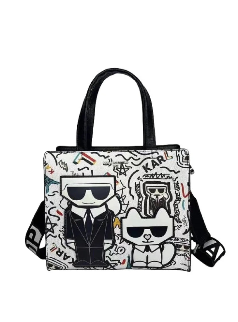 Karl Lagerfeld Canvas Tote Bag