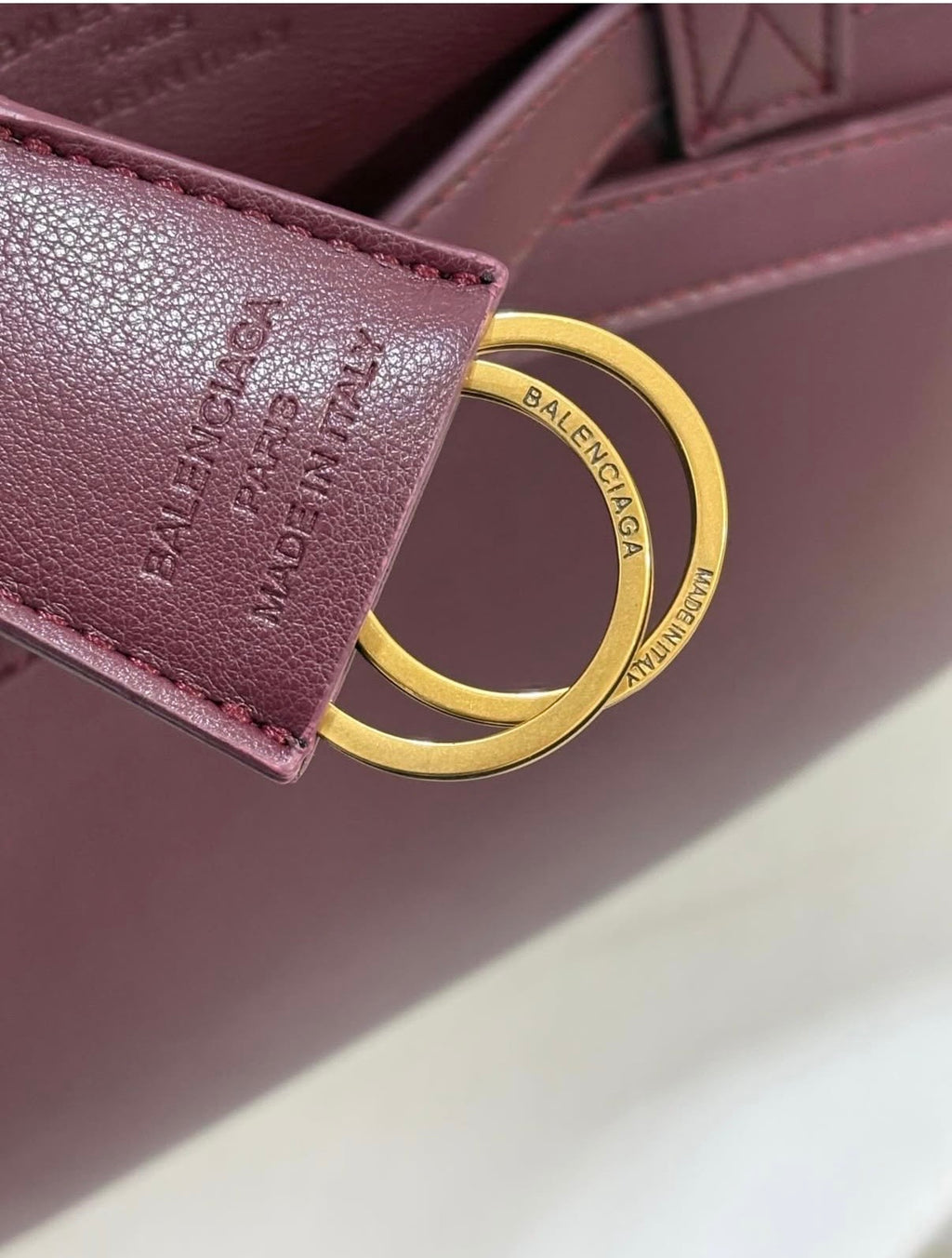 Balenciaga Belted Tote Bag