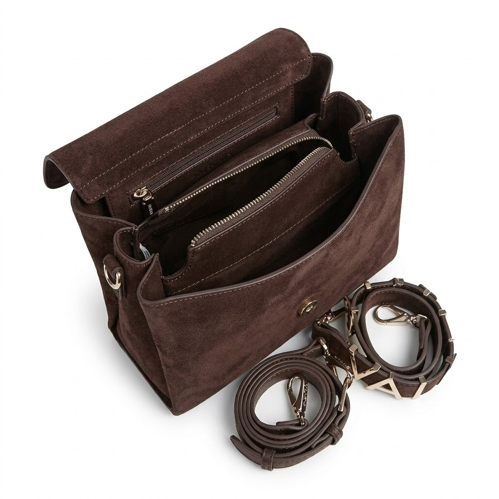 Valentino Suede Crossbody Bag