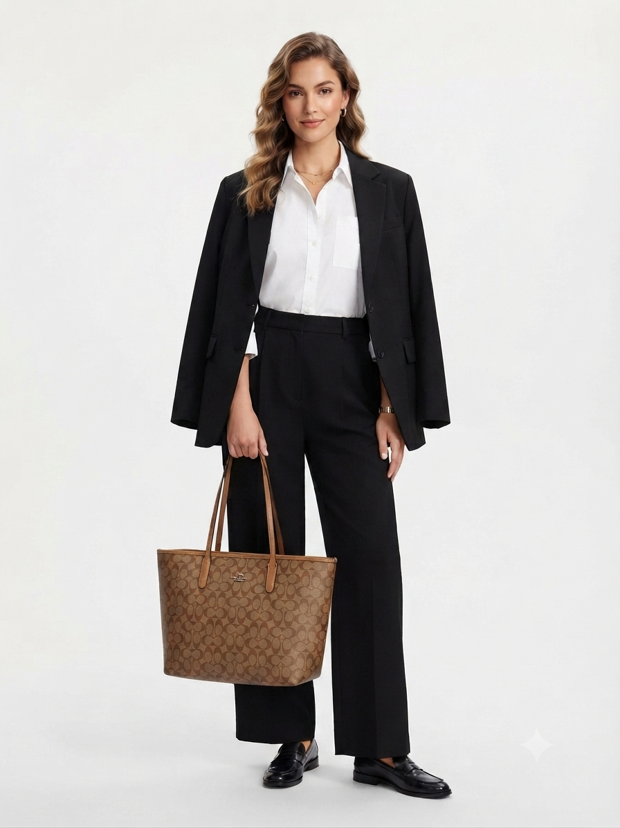 Coach Signature City Tote Bag