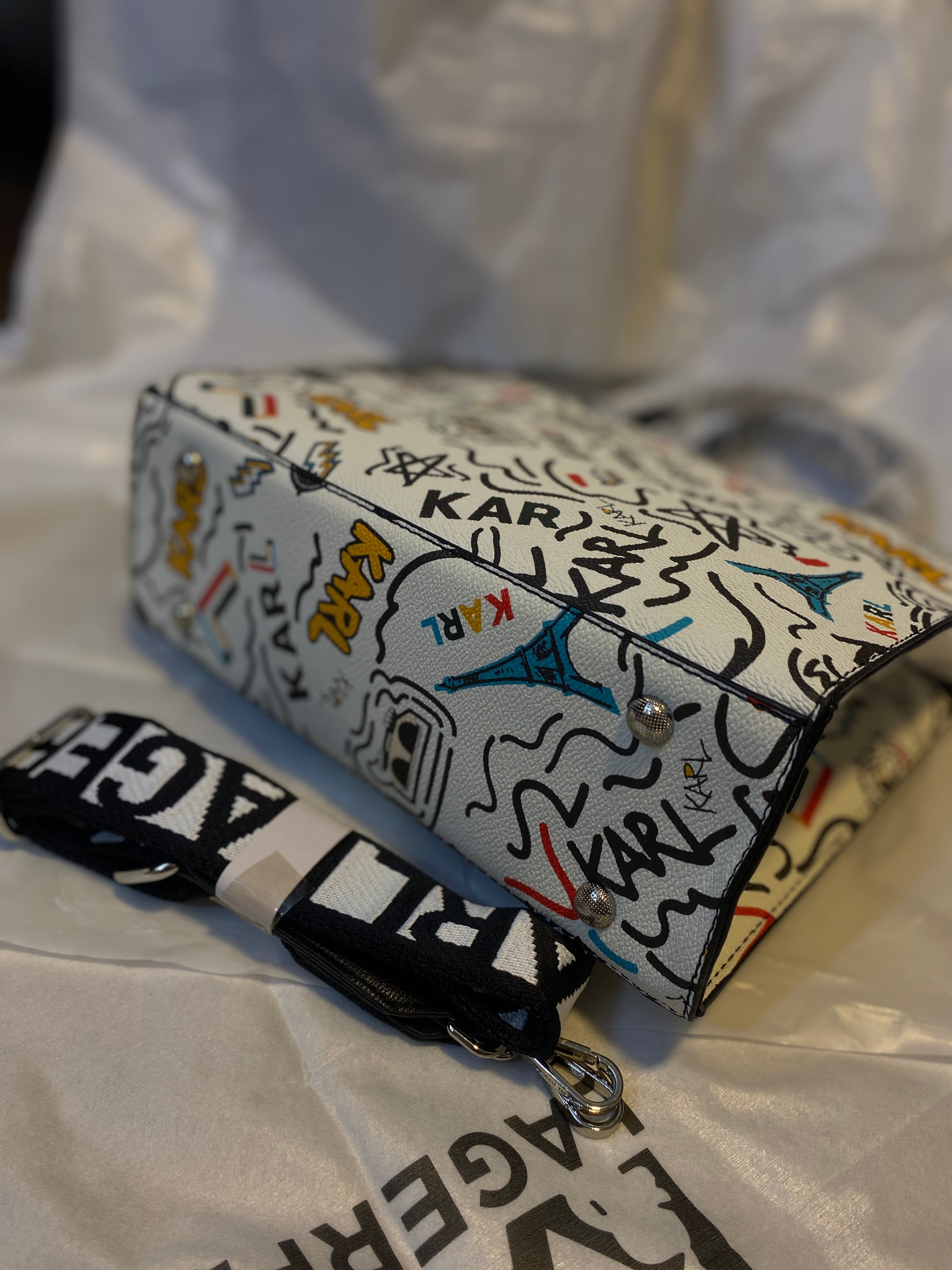 Karl Lagerfeld Canvas Tote Bag