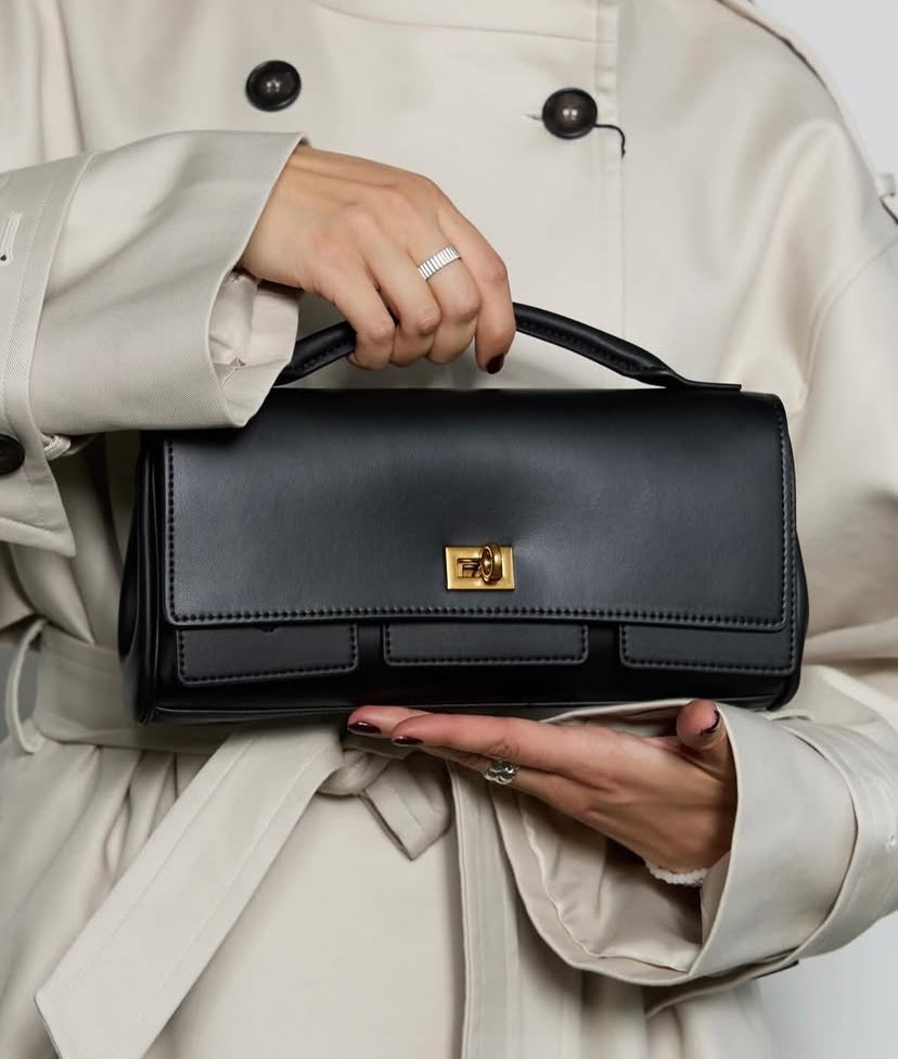 Balenciaga Bel Air Small Clutch on Strap