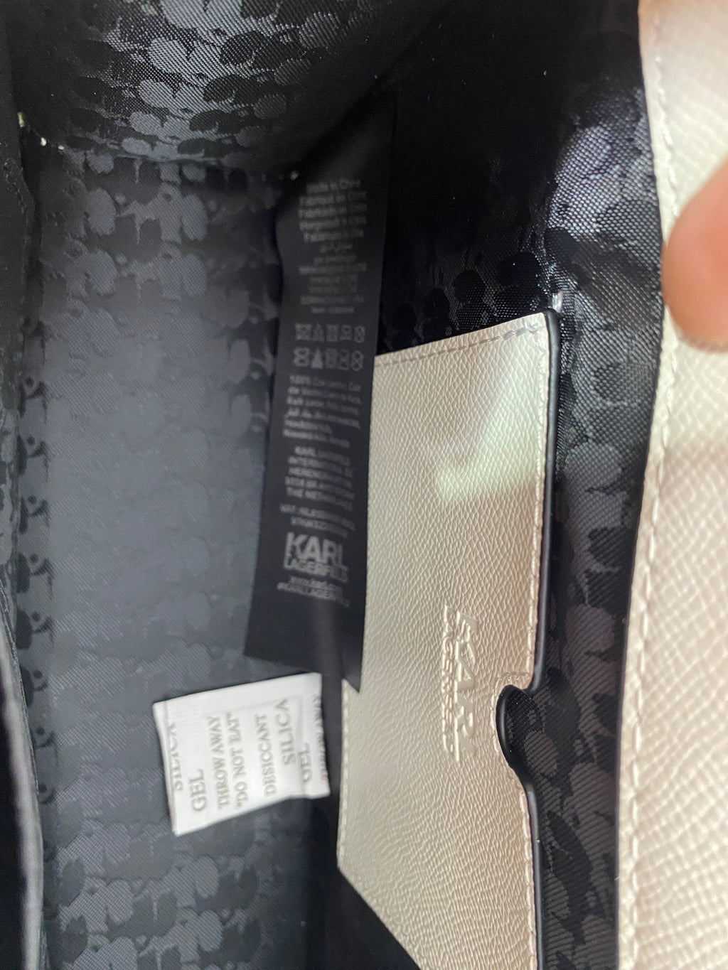 Karl Lagerfeld Paris Multicolor Logo Satchel