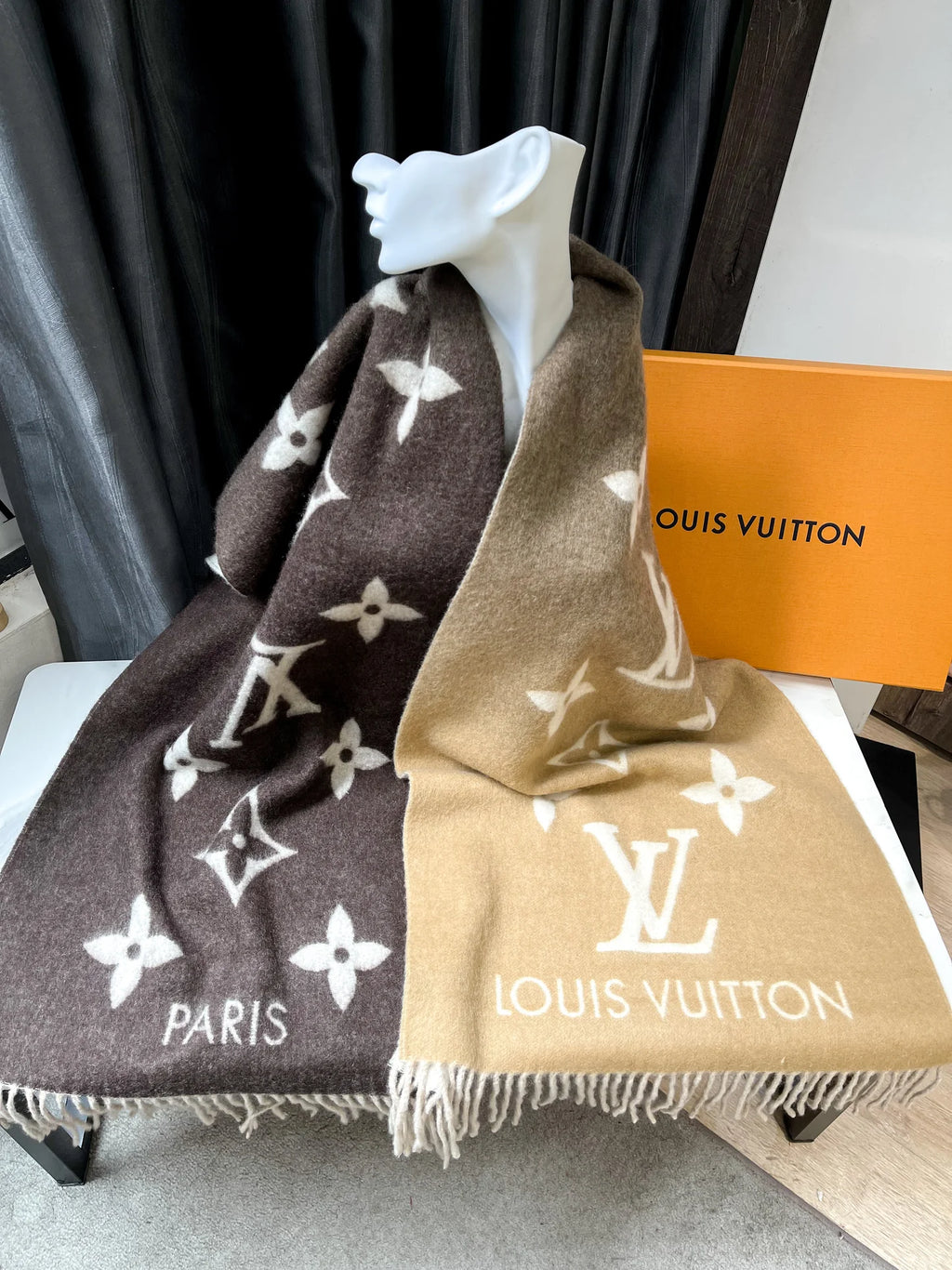 Louis Vuitton Double-Face Monogram Shawl