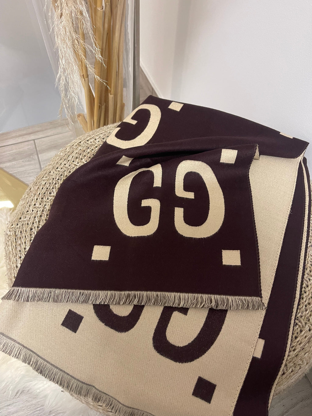 Gucci Double Face Wool Scarf