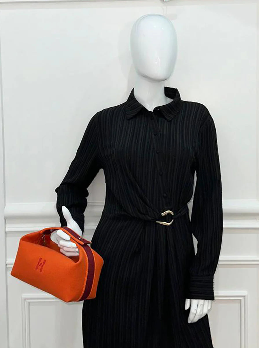 Hermès Canvas Pouch