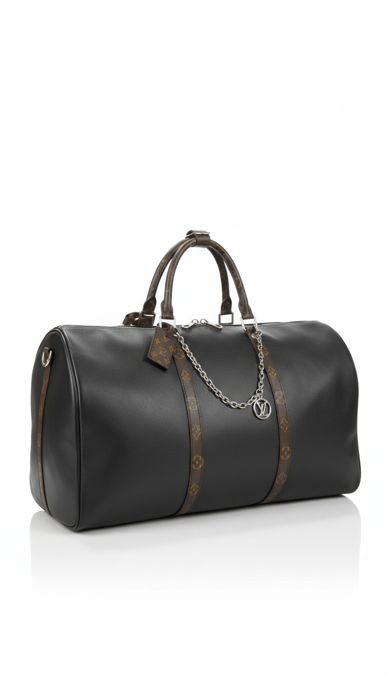 Louis Vuitton Keepall Bandoulière – Leather Travel Bag