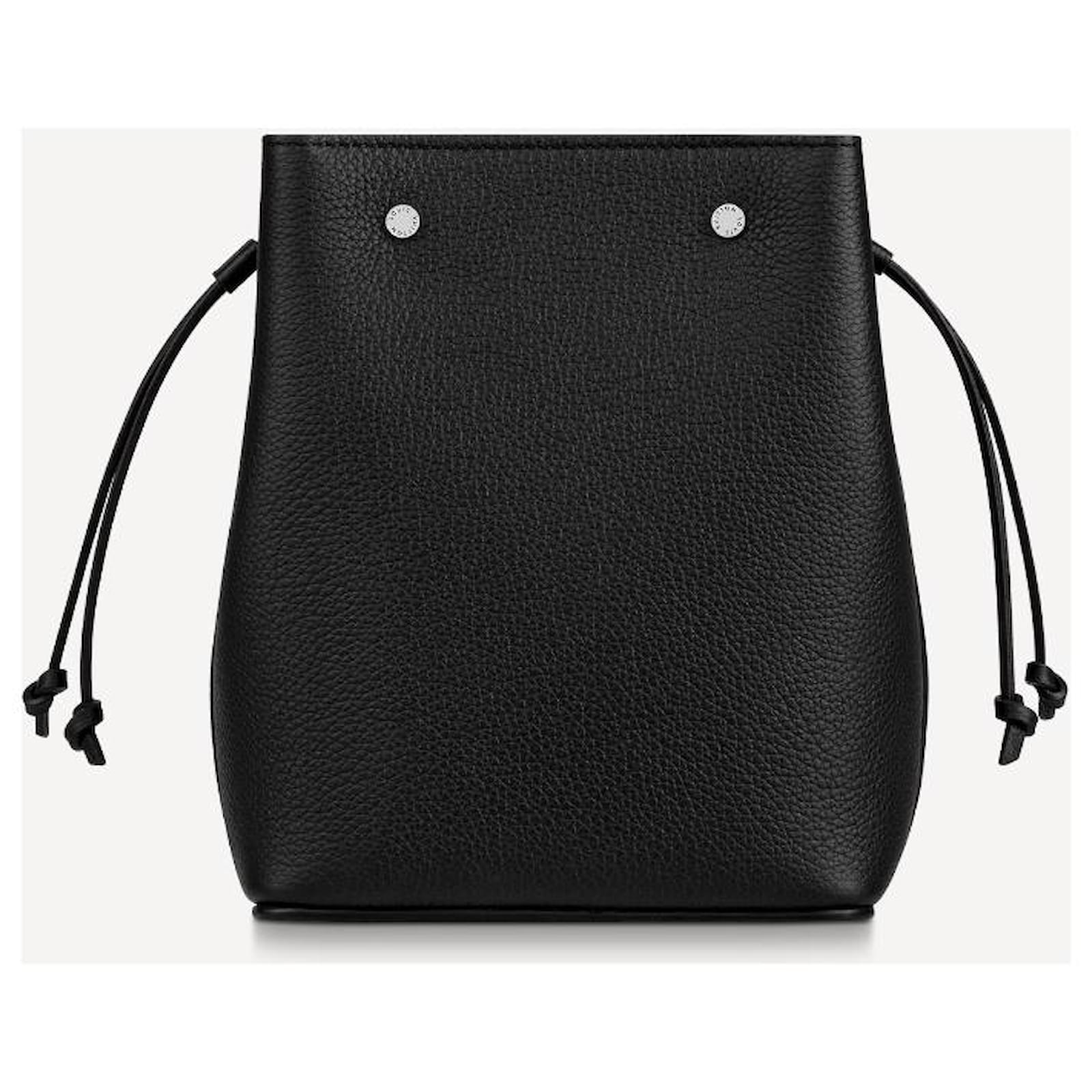 Louis Vuitton Calfskin Nano Lockme Bucket Bag