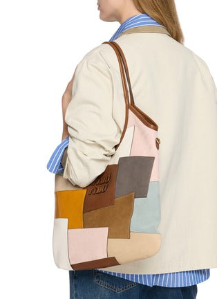 Miu Miu Ivy Leather Patchwork Bag