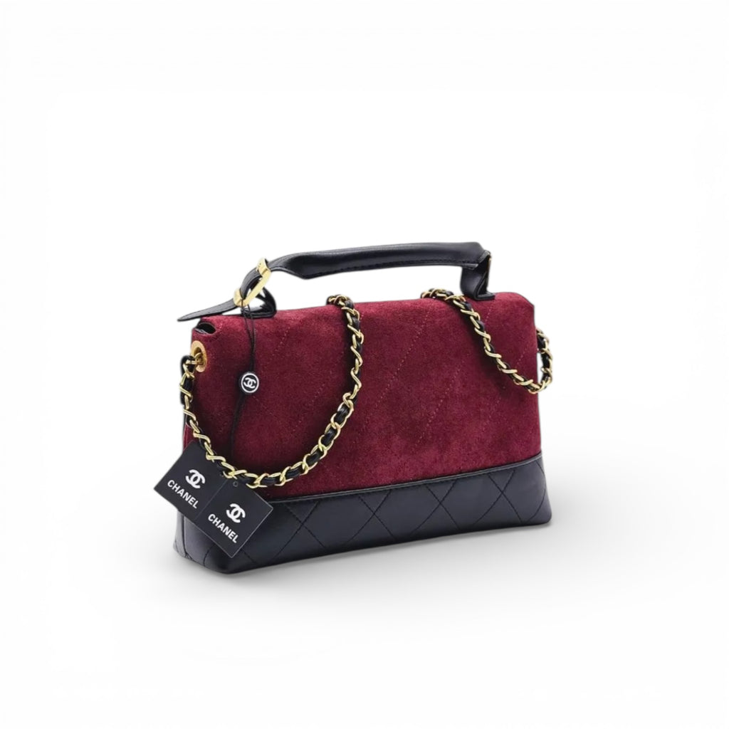 Chanel Coco Handle Flap Bag – Suede & Leather