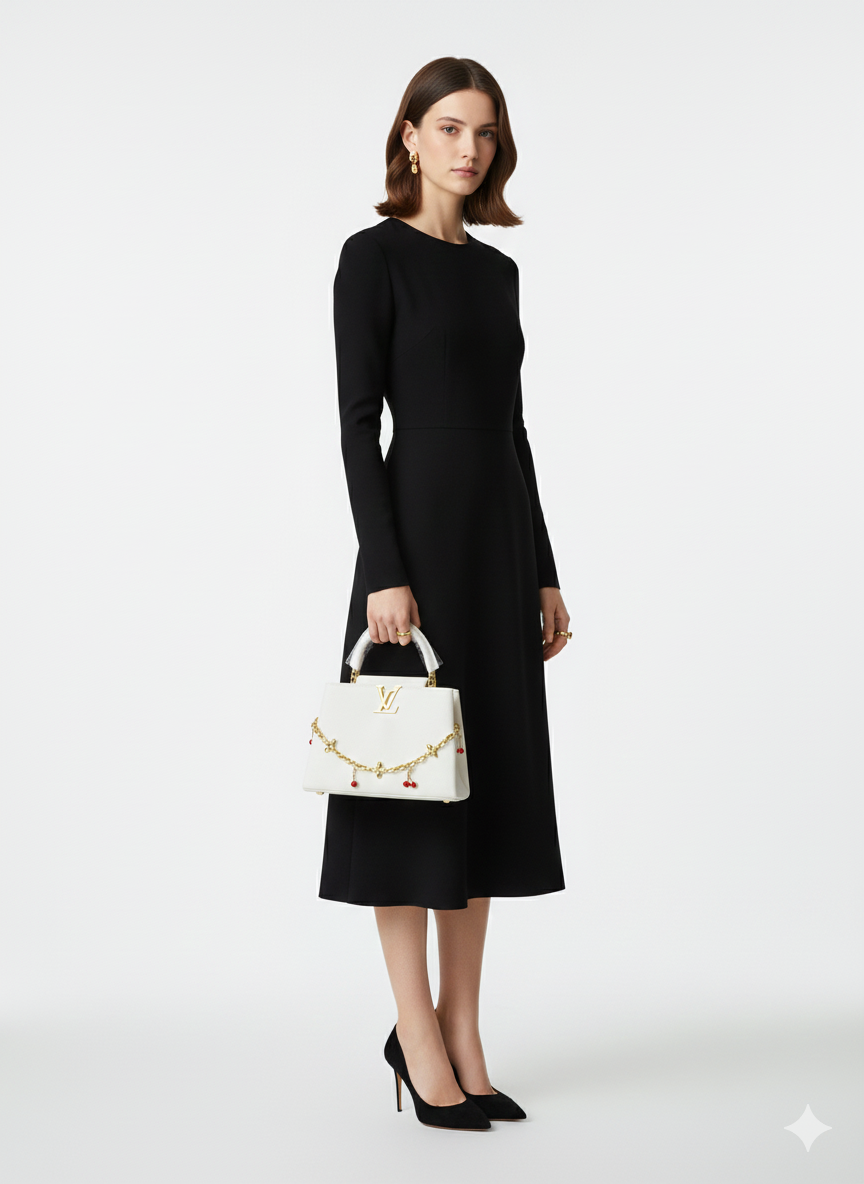 Louis Vuitton Capucines Cherry Charm Bag