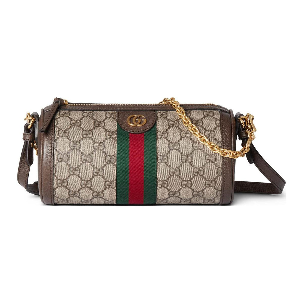 Gucci GG Canvas Shoulder Bag with Chain
