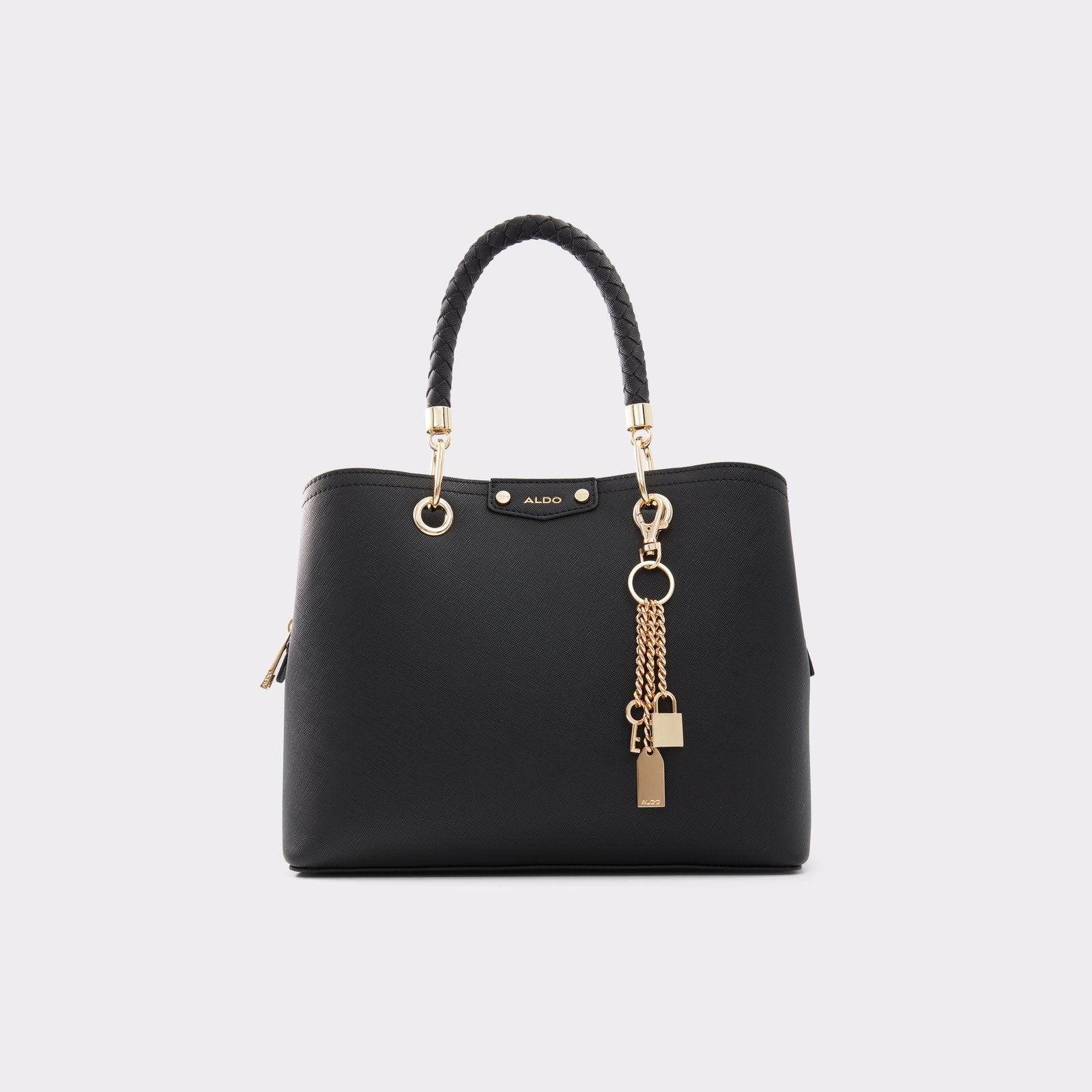 Aldo Striped Top Handle Bag