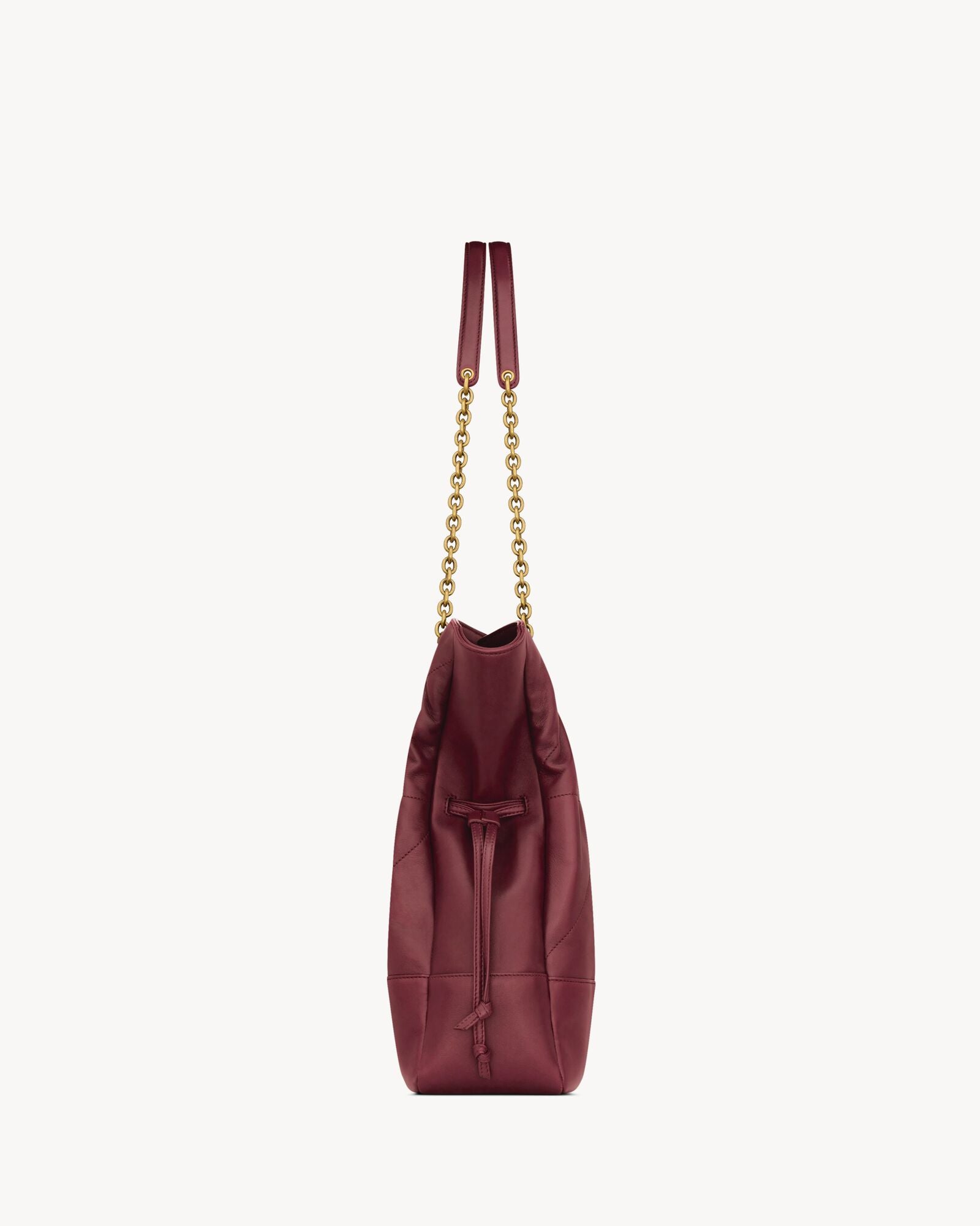 Saint Laurent Loulou Drawstring Tote Bag with Removable Pouch