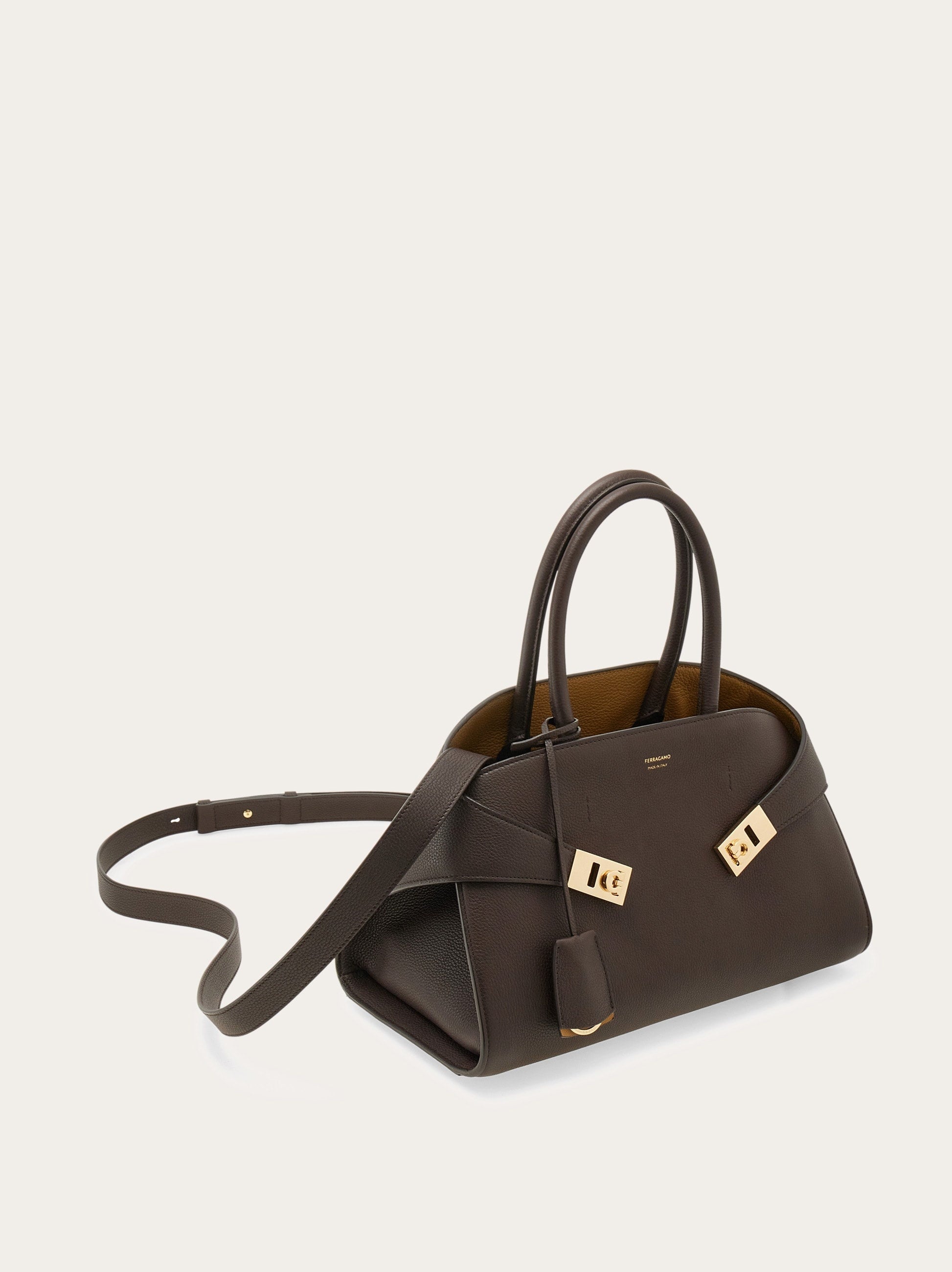 Ferragamo Hug Soft Shoulder Bag (M