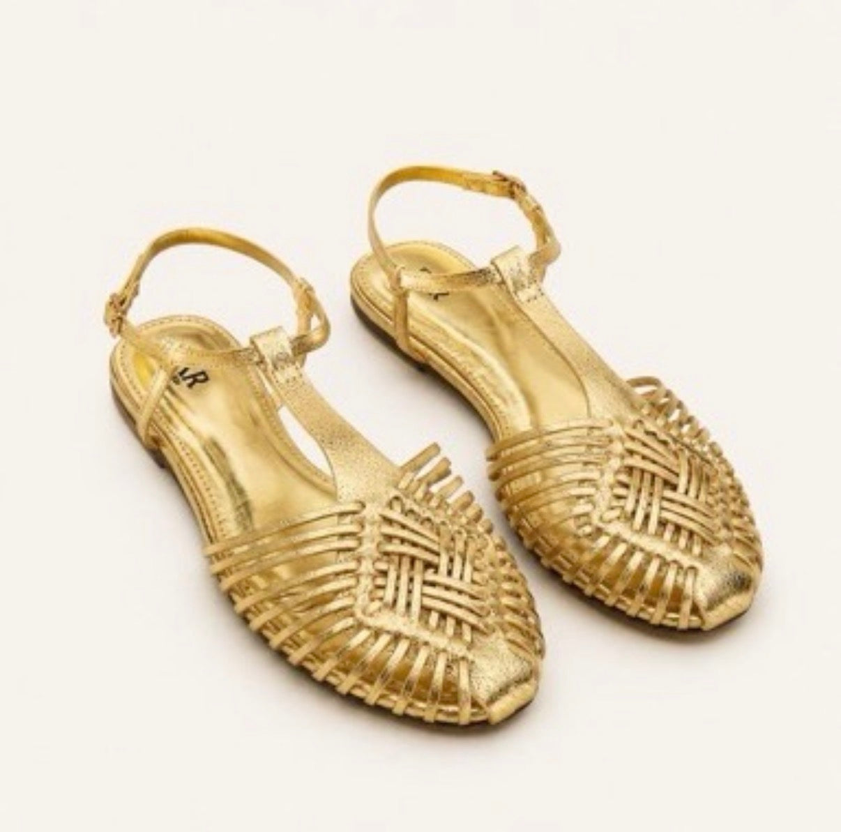 Zara Woven Flat Sandals
