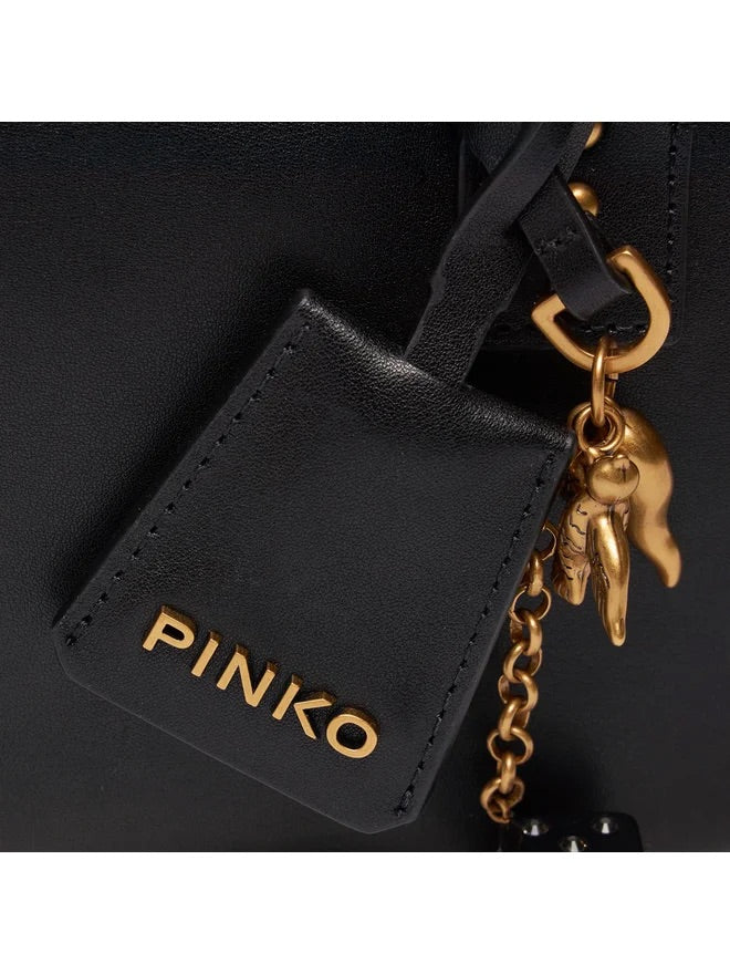 PINKO Leather Shoulder Bag Bowling