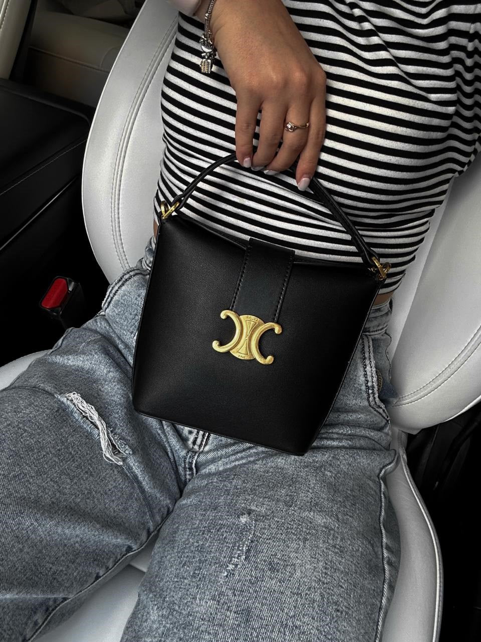 Celine Triomphe Bucket Bag